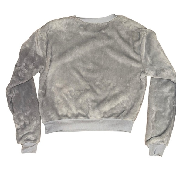 Christmas Sweatshirt Peanuts Snoopy Gray Soft Kids - Picture 2 of 3